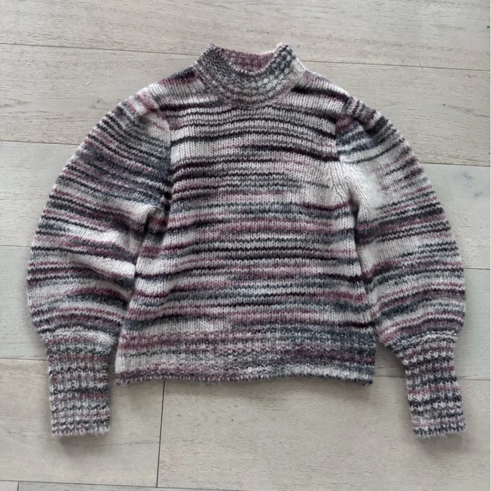 Veronica Beard Alston puff Sweater alpaca blend M
